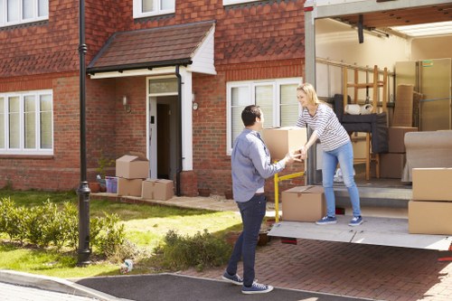 Local commercial movers handling office items near Highbury