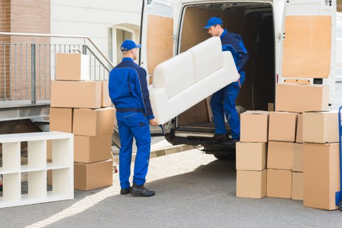 Man and van removals in Highbury with moving van service