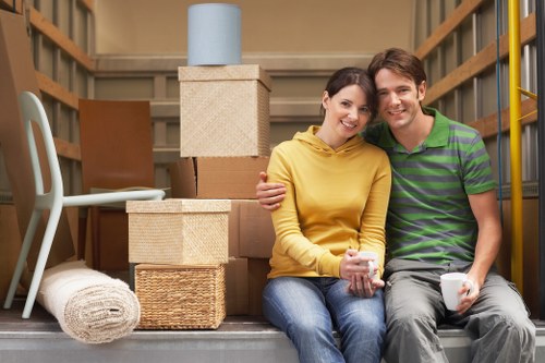 Packing and furniture handling for a home move in Highbury