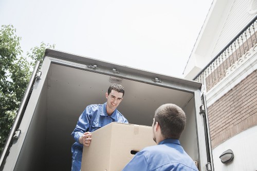 Local removal van supporting flat and house moves near Highbury